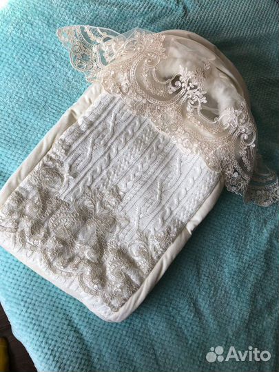 Детский конверт на выписку осень- зима