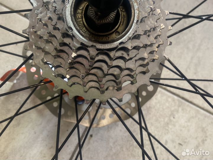 Заднее колесо 26 в сборе диск трещётка