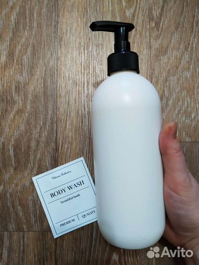 Баночка с дозатором для геля для душа, 500 мл