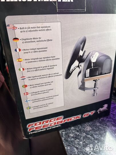 Руль thrustmaster feedback gt