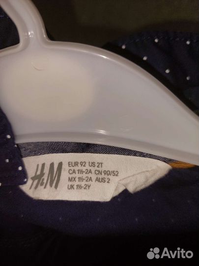 Рубашка H&M, 92 р-р