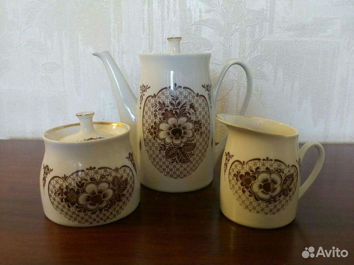 Сервиз фарфоровой (Вербилки) на 6 пер; 21 предмет