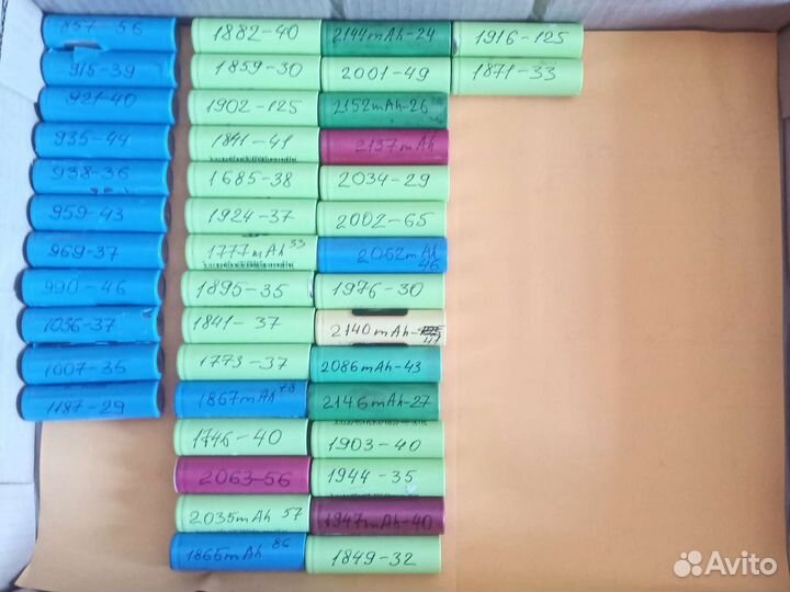 Аккумуляторы бу 18650
