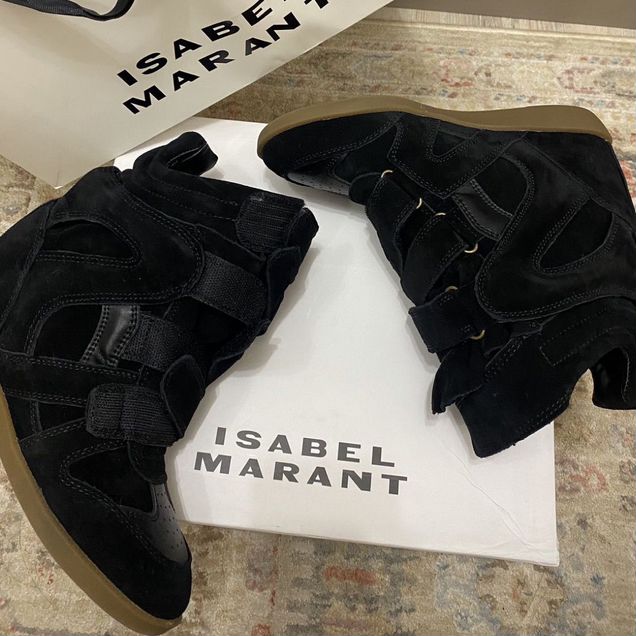 Сникерсы Isabel Marant черные ориг качества
