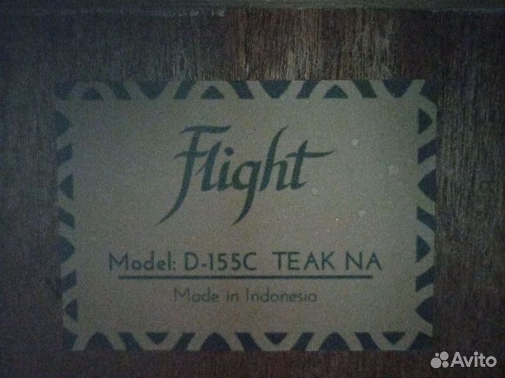 Акустическая гитара Flight D-155C