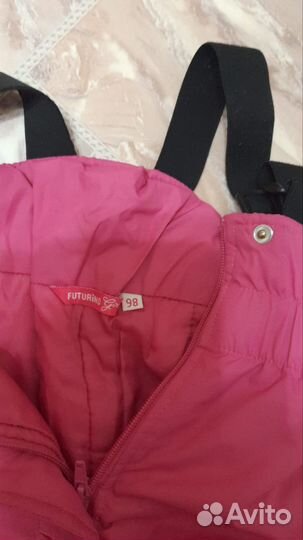 Детский полукомбинезон демисезонный на девочку р98