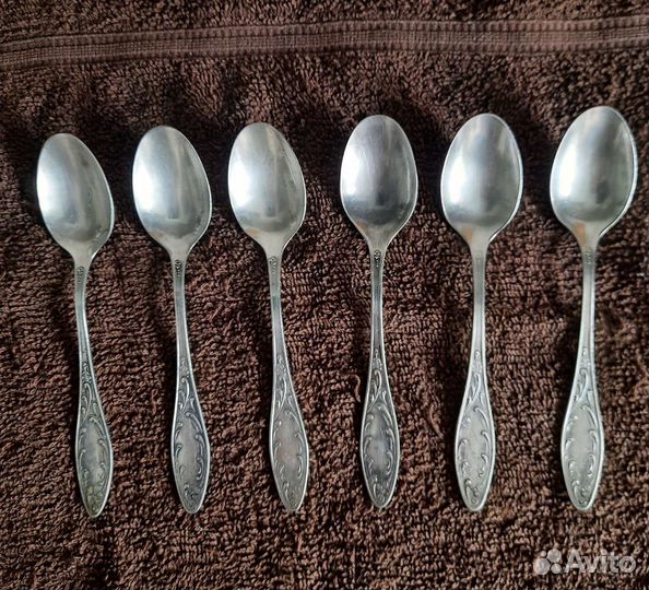 Мельхиоровые чайные ложки СССР