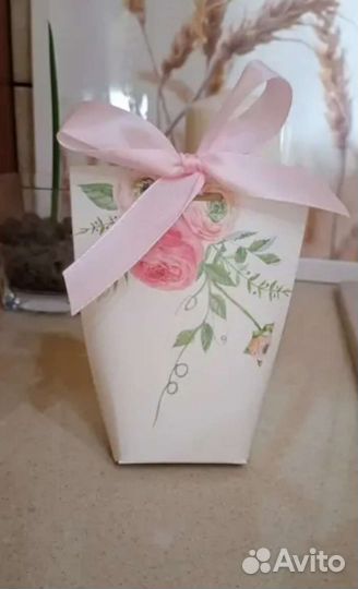 Поднос свадебный, деревянный