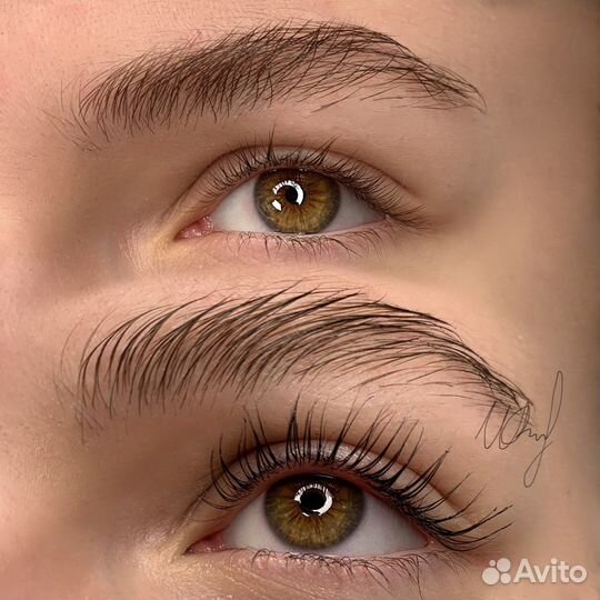 Ламинирование ресниц и бровей. Халяль коррекция