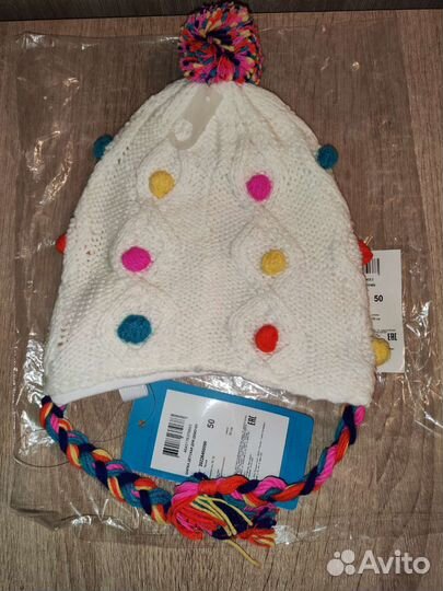 Шапка осенняя для девочки 48