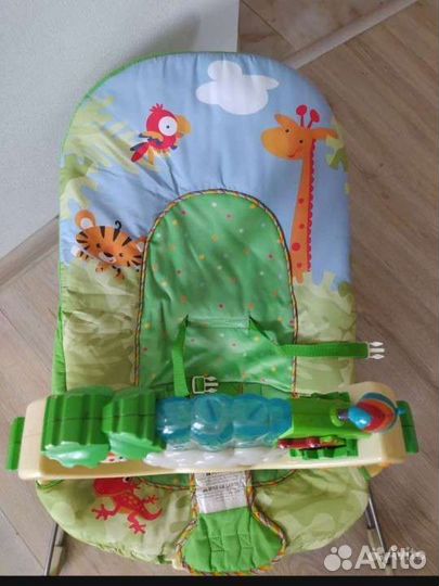 Кресло качалка fisher price Джунгли