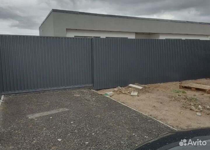 Ворота для дома 4*2 6м*2м