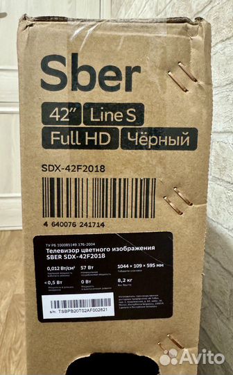 Телевизор LED Sber (106 см) SmartTV