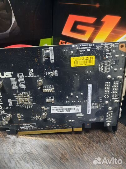Видеокарта GT 640 2gb