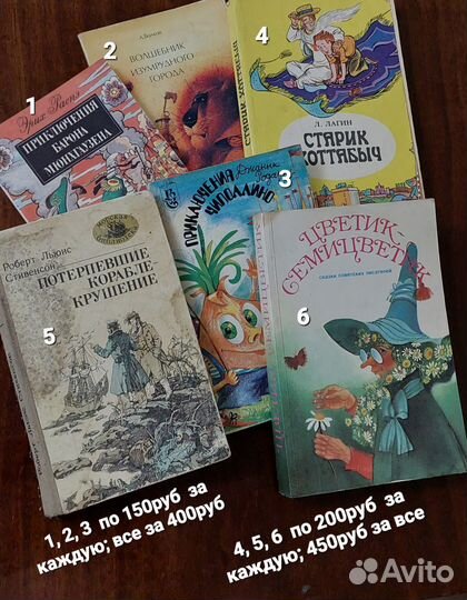 Книги для детей и подростков