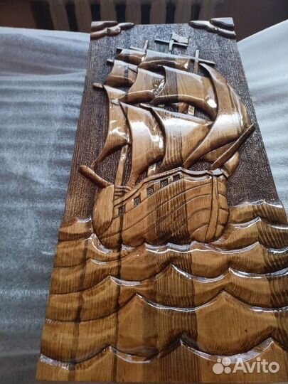 Нарды ручной работы со стеклом