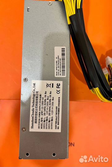 Блок питания оригинал Bitmain Apw7 1800w asic