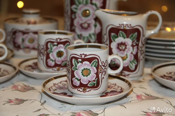 Кофейный сервиз дфз (Вербилки) СССР