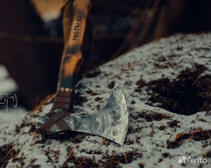 Топор ручной работы кованый Варяг