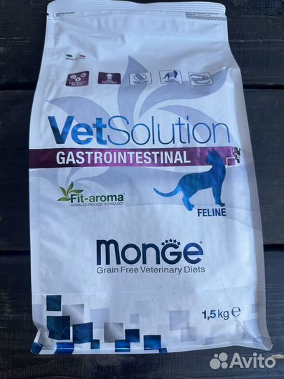 Монж для кошек гастроинтестинал 1.5 кг