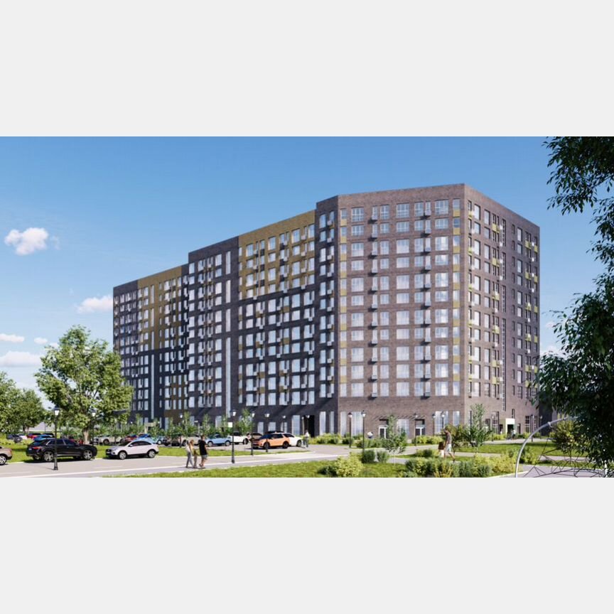 1-к. квартира, 38,4 м², 12/12 эт.