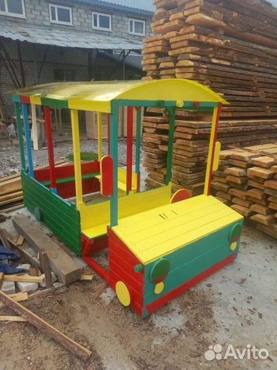 Машинки, домики,песочницы для детского сада