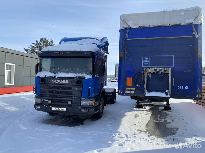 Scania P114GA с полуприцепом, 2005