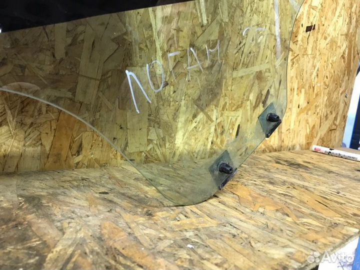 Стекло двери заднее правое Renault Logan седан