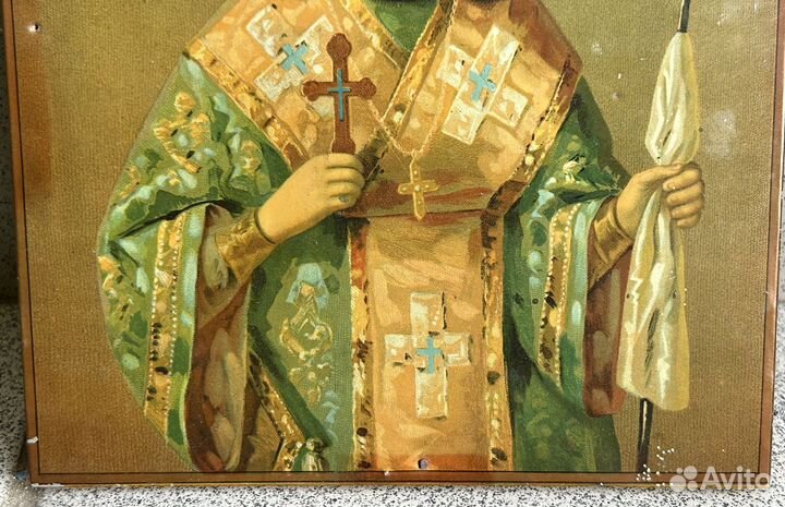 Икона Святитель Феодосий Черниговский Накатка