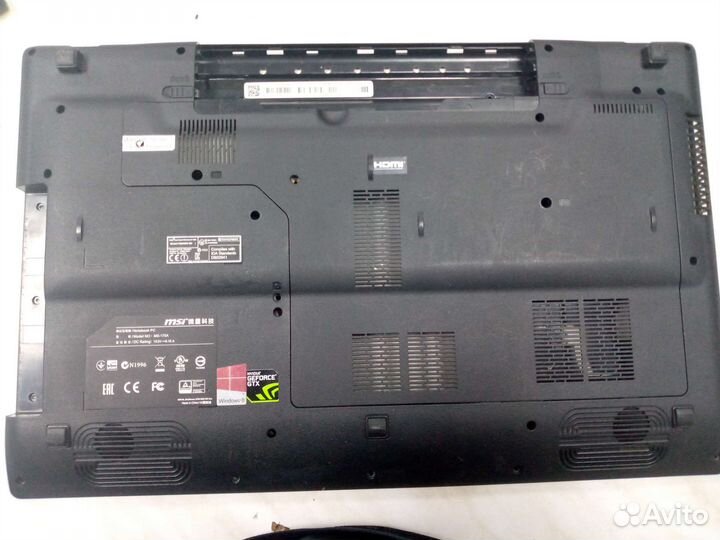 Поддон с крышкой msi gp70 leopard