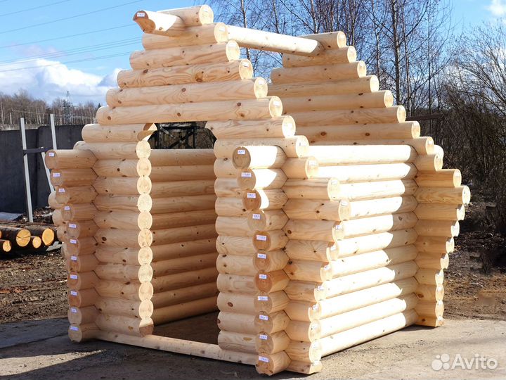 Сруб из бревна