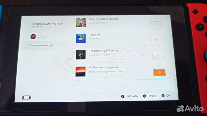 Nintendo switch с играми и допами