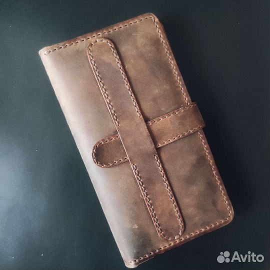 Кошелёк женский из натуральной кожи ручной работы