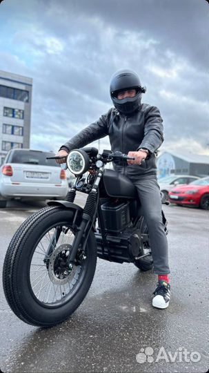 Электромотоцикл Cg retro