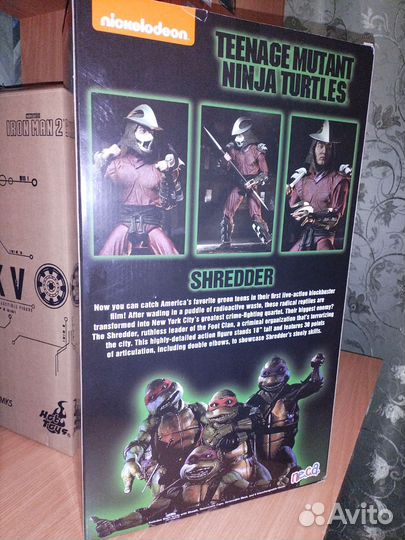 Neca 1/4 Shredder 45 см tmnt Черепашки ниндзя