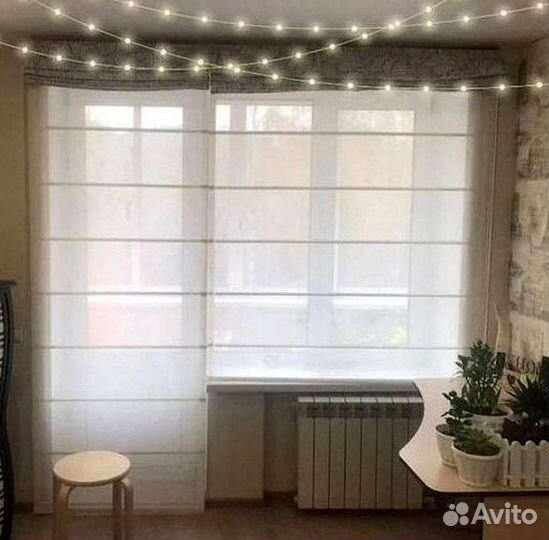 Римские шторы с автоматикой