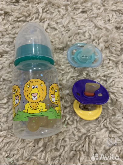 Новые бутылочка и соски