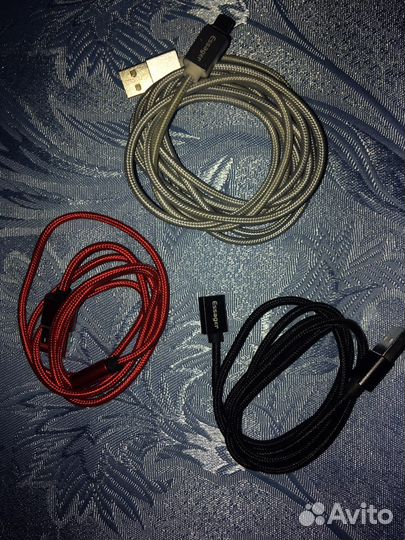 Зарядка провод iPhone, iPad. Type C. Lightning