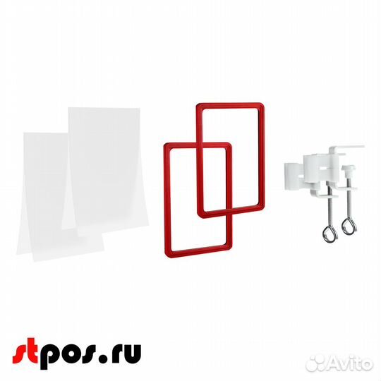 2 струбцины с держателем+рамки+карманы-протекторы