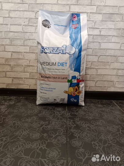 Корм для собак Forza 10 Medium Diet Ягненок 12 кг