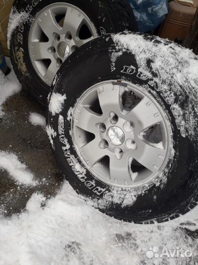 Диски литые r16 на мицубиси паджеро 3.4шт