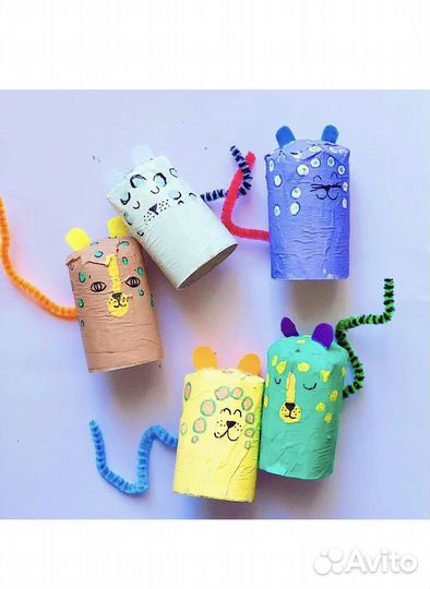 Втулки картонные разные для поделок