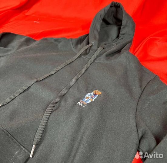 Polo ralph lauren худи с мишкой