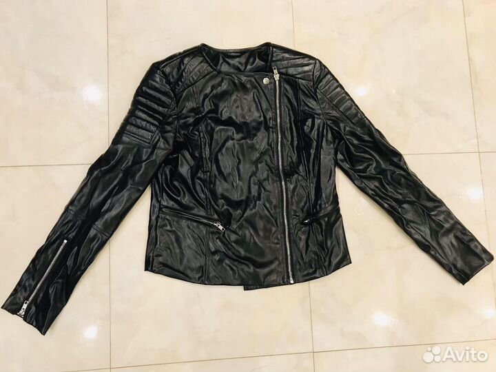 Куртка кожаная