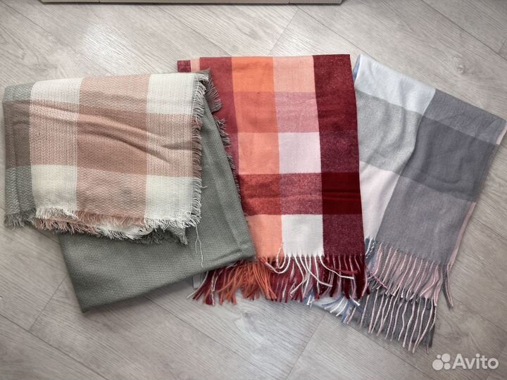 Шарф платок теплый