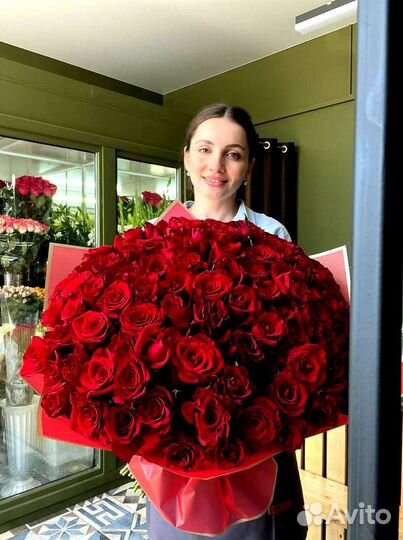 Букет роз 21 роза с доставкой