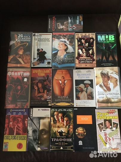 Лицензионные видеокассеты шедевры мирового кино