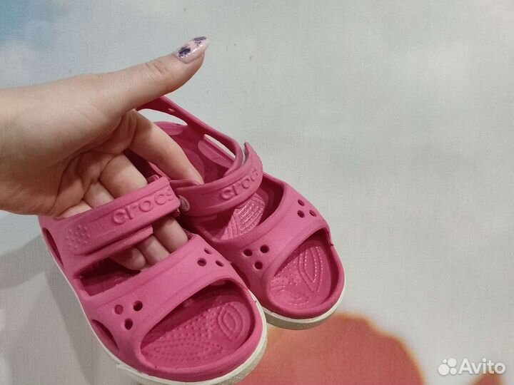 Сандалии crocs c10 для девочки