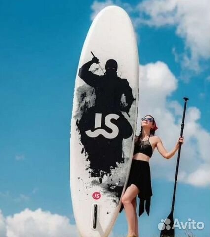 Sup board Black samurai, Сапборд 335 sup доска JS