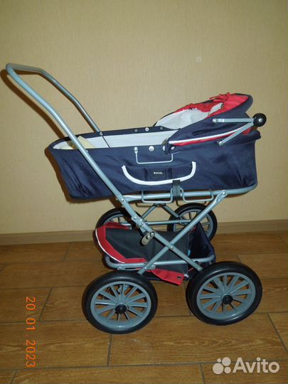 Коляска для кукол brio с куклой